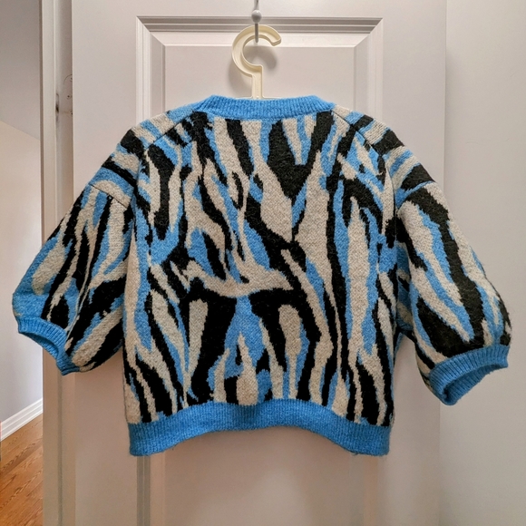 Zara jacquard knit animal pattern sweater - Picture 2 of 3
